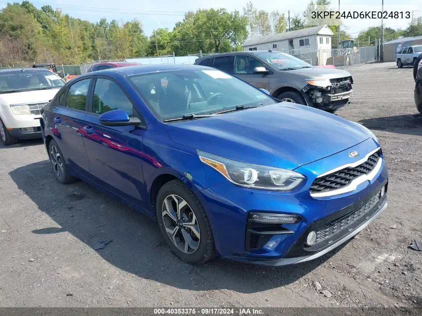 2019 Kia Forte Lxs VIN: 3KPF24AD6KE024813 Lot: 40353375