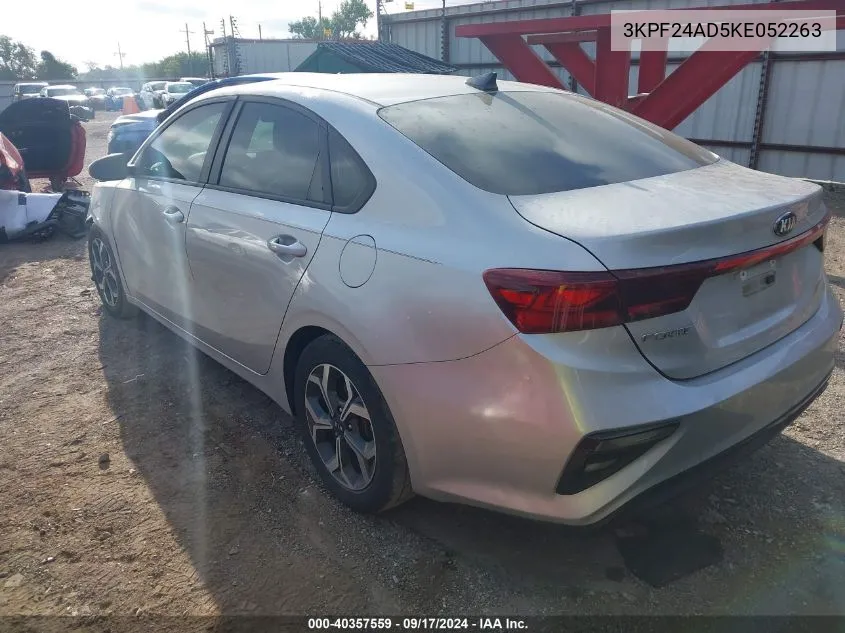 2019 Kia Forte Fe/Lx/Lxs VIN: 3KPF24AD5KE052263 Lot: 40357559