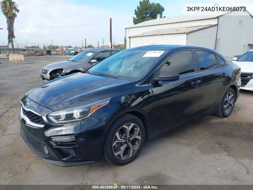 2019 Kia Forte Lxs VIN: 3KPF24AD1KE068072 Lot: 40359630