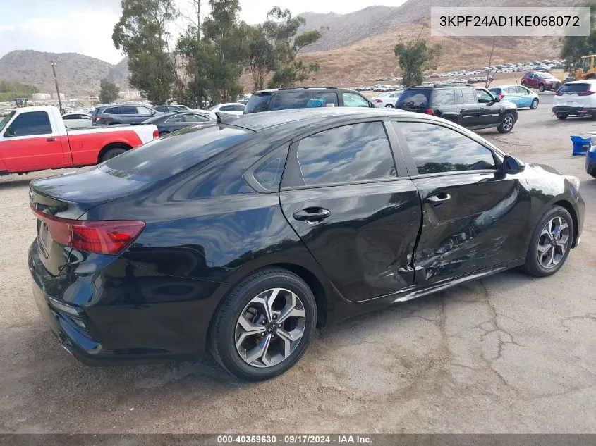 2019 Kia Forte Lxs VIN: 3KPF24AD1KE068072 Lot: 40359630