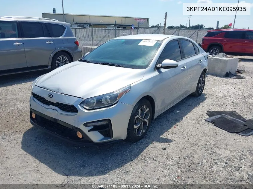 2019 Kia Forte Lxs VIN: 3KPF24AD1KE095935 Lot: 40371185