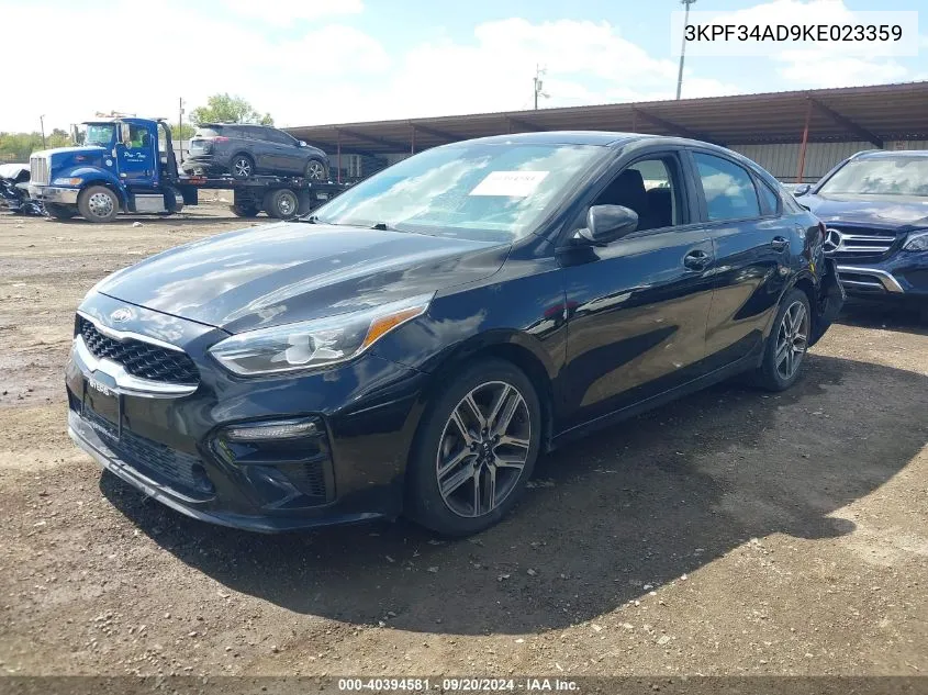 2019 Kia Forte S VIN: 3KPF34AD9KE023359 Lot: 40394581