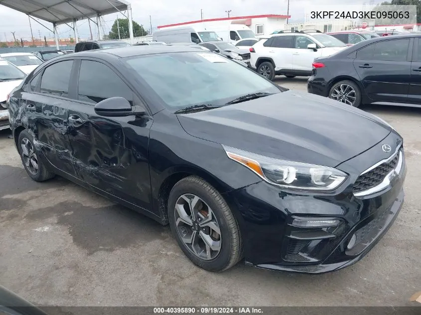 2019 Kia Forte Lxs VIN: 3KPF24AD3KE095063 Lot: 40395890