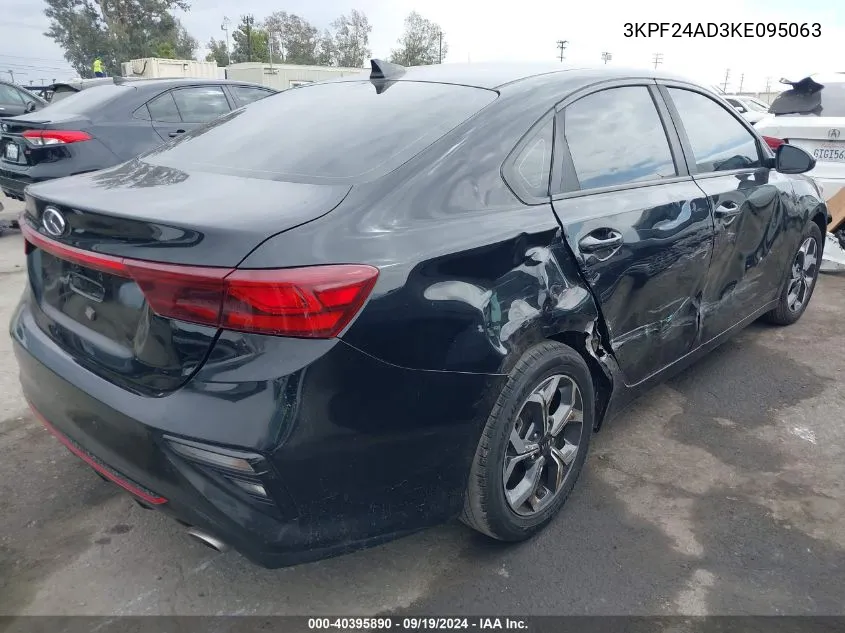 2019 Kia Forte Lxs VIN: 3KPF24AD3KE095063 Lot: 40395890