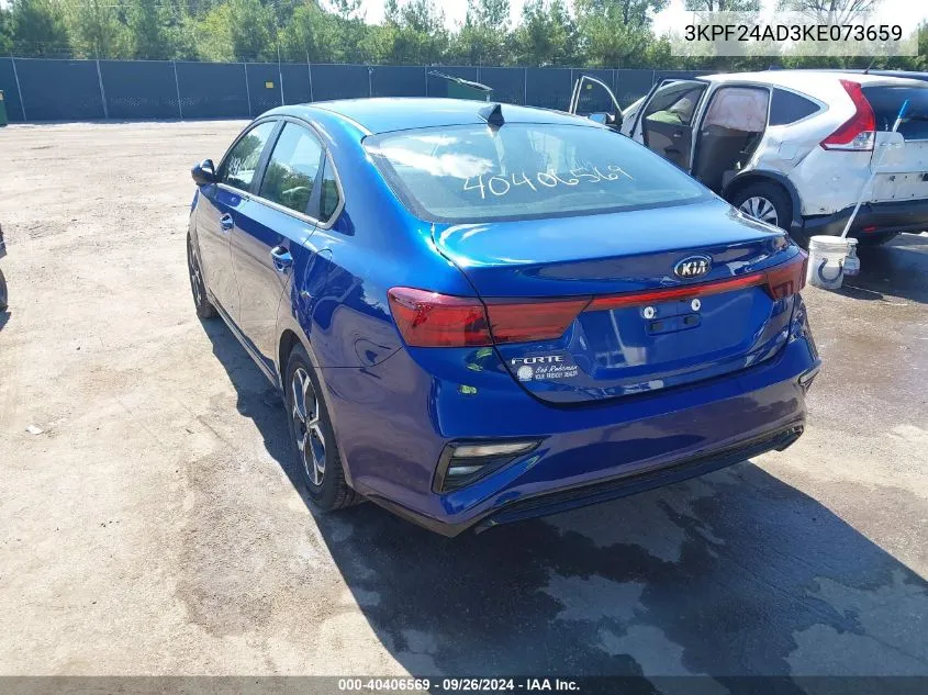 3KPF24AD3KE073659 2019 Kia Forte Lxs