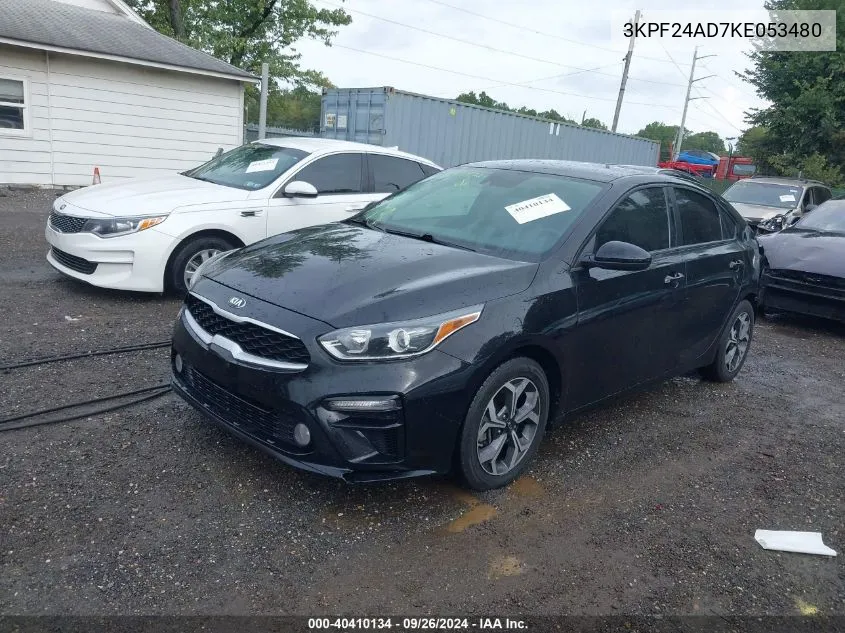 2019 Kia Forte Lxs VIN: 3KPF24AD7KE053480 Lot: 40410134