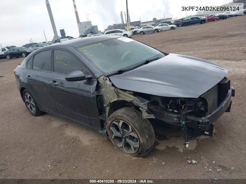 3KPF24AD2KE096124 2019 Kia Forte Fe/Lx/Lxs