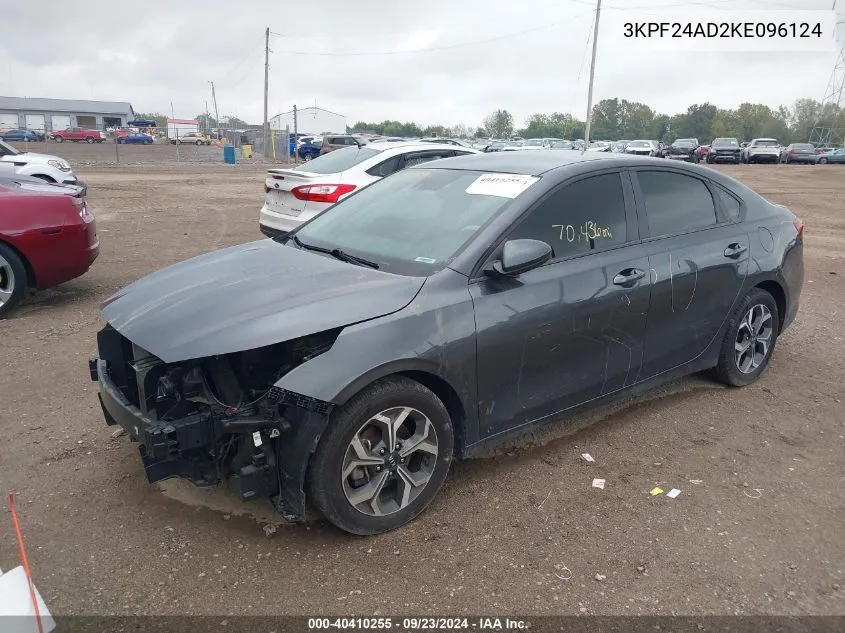 3KPF24AD2KE096124 2019 Kia Forte Fe/Lx/Lxs