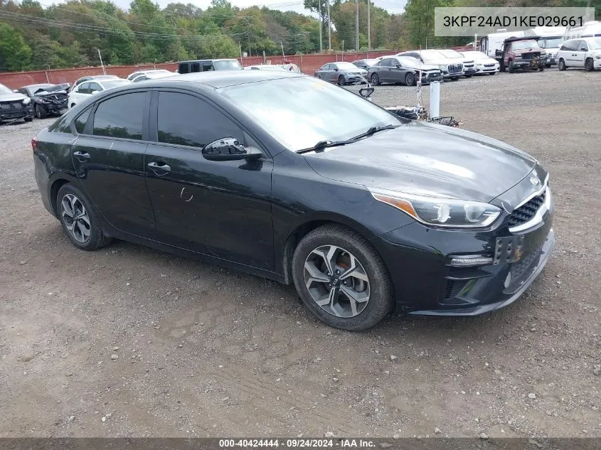 2019 Kia Forte Lxs VIN: 3KPF24AD1KE029661 Lot: 40424444