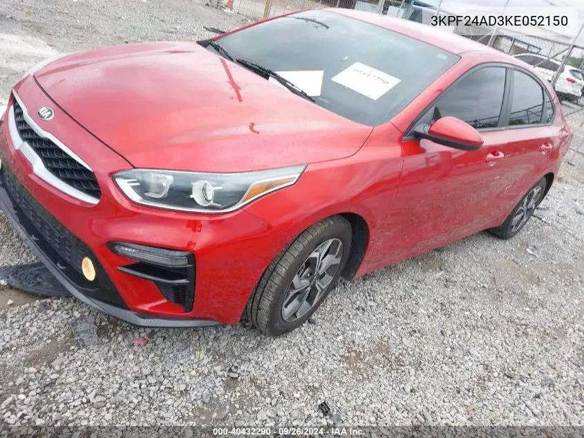 3KPF24AD3KE052150 2019 Kia Forte Lxs