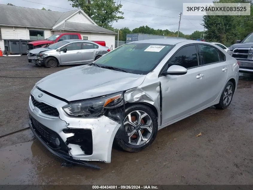 3KPF24ADXKE083525 2019 Kia Forte Lxs