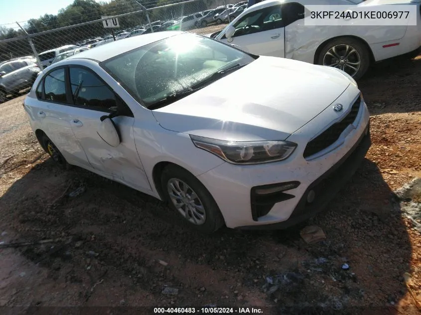 2019 Kia Forte Fe/Lx/Lxs VIN: 3KPF24AD1KE006977 Lot: 40460483