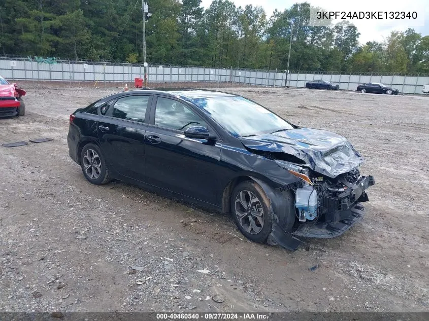 2019 Kia Forte Lxs VIN: 3KPF24AD3KE132340 Lot: 40460540