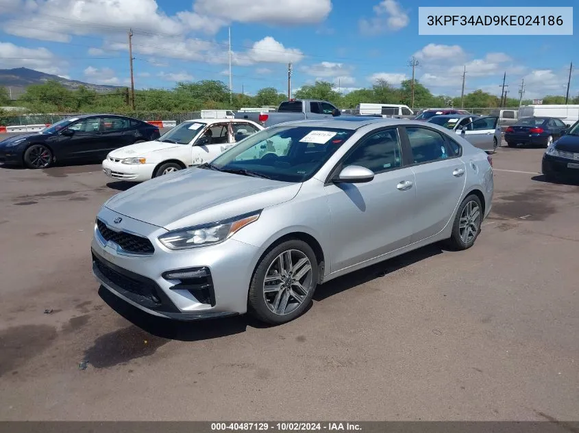 3KPF34AD9KE024186 2019 Kia Forte S