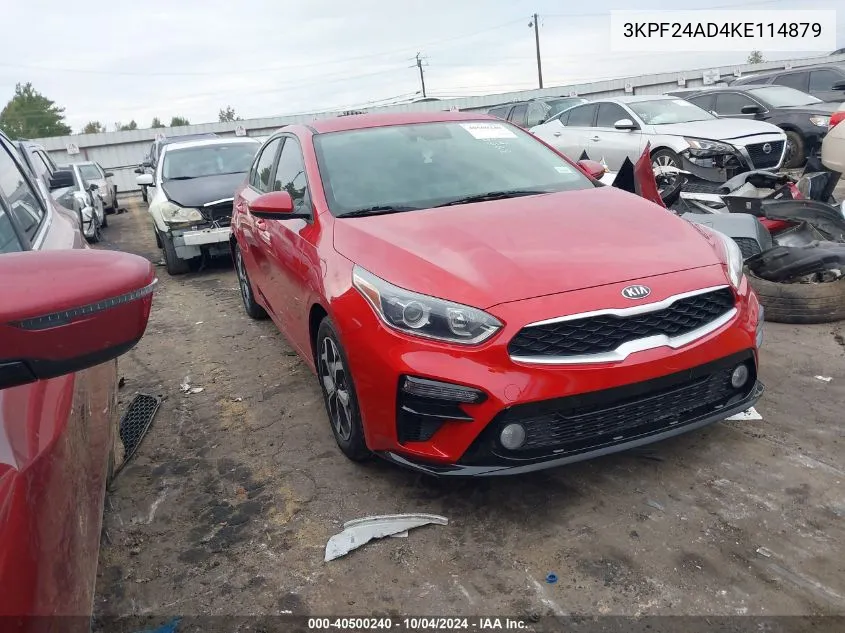 3KPF24AD4KE114879 2019 Kia Forte Lxs