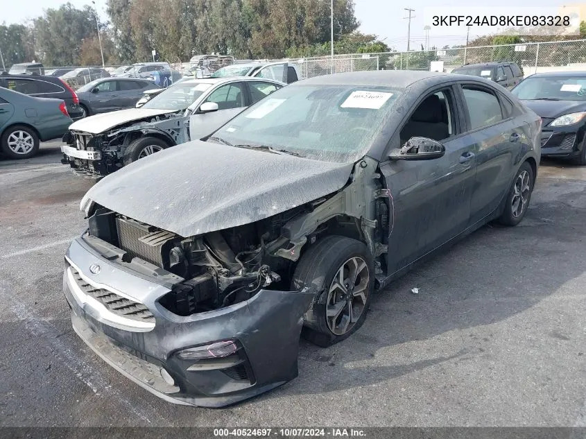 2019 Kia Forte Lxs VIN: 3KPF24AD8KE083328 Lot: 40524697