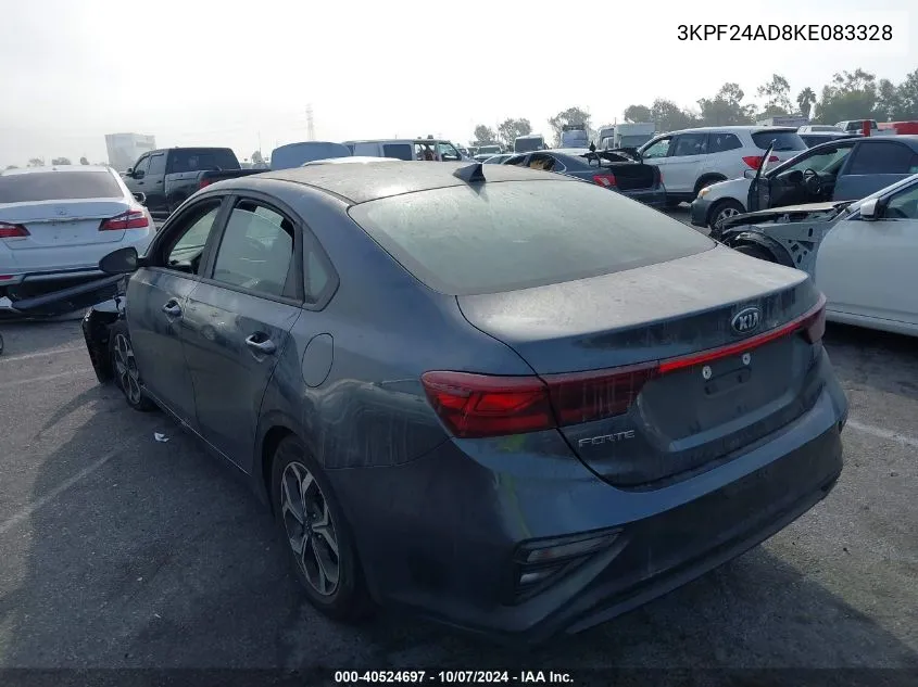 2019 Kia Forte Lxs VIN: 3KPF24AD8KE083328 Lot: 40524697