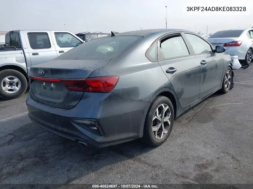 2019 Kia Forte Lxs VIN: 3KPF24AD8KE083328 Lot: 40524697