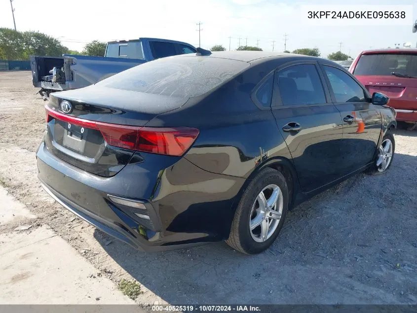 2019 Kia Forte Fe/Lx/Lxs VIN: 3KPF24AD6KE095638 Lot: 40525319