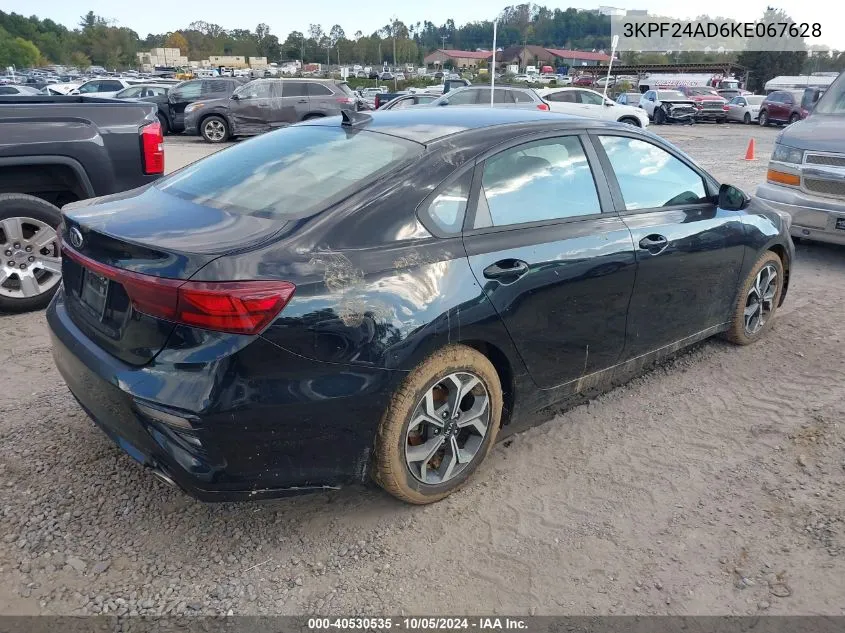 2019 Kia Forte Lxs VIN: 3KPF24AD6KE067628 Lot: 40530535