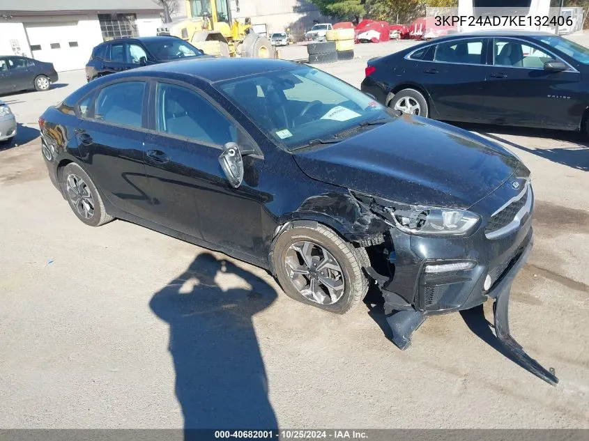 2019 Kia Forte Lxs VIN: 3KPF24AD7KE132406 Lot: 40682001