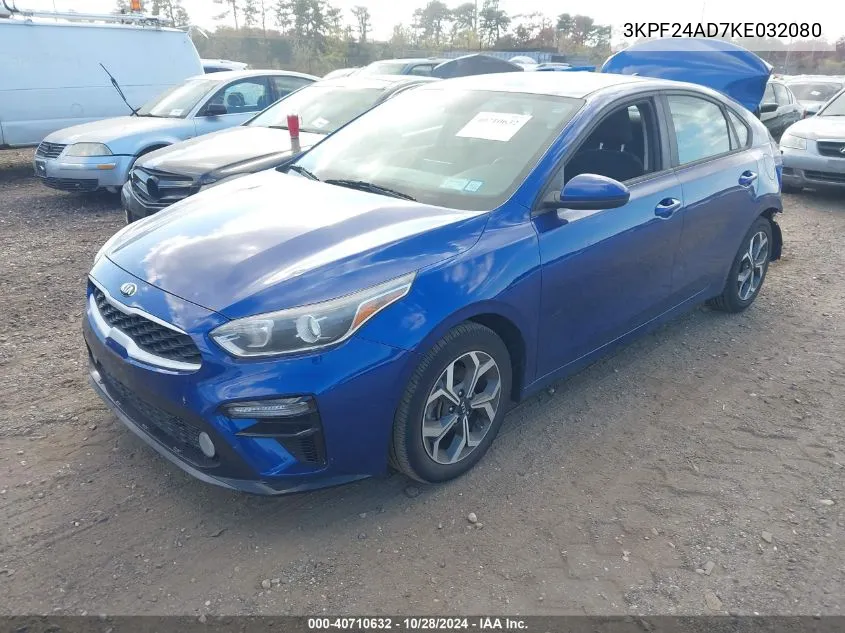 2019 Kia Forte Lxs VIN: 3KPF24AD7KE032080 Lot: 40710632