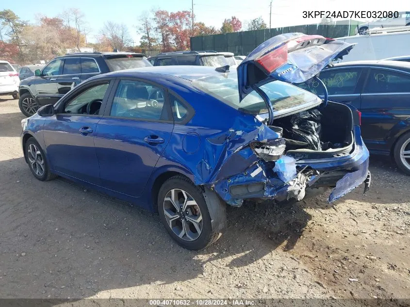 2019 Kia Forte Lxs VIN: 3KPF24AD7KE032080 Lot: 40710632