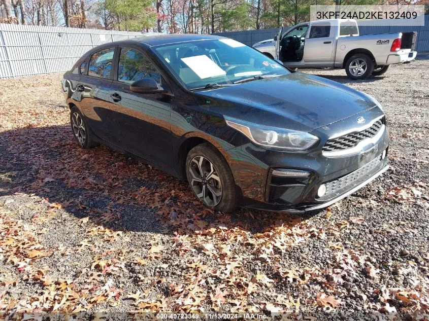 2019 Kia Forte Lxs VIN: 3KPF24AD2KE132409 Lot: 40723349