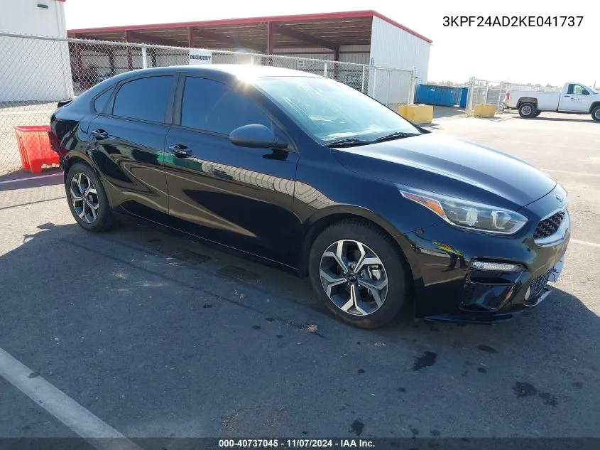 2019 Kia Forte Lxs VIN: 3KPF24AD2KE041737 Lot: 40737045