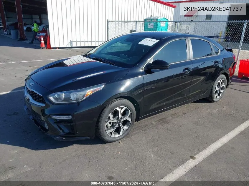 2019 Kia Forte Lxs VIN: 3KPF24AD2KE041737 Lot: 40737045