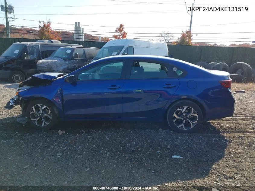 2019 Kia Forte Lxs VIN: 3KPF24AD4KE131519 Lot: 40746888