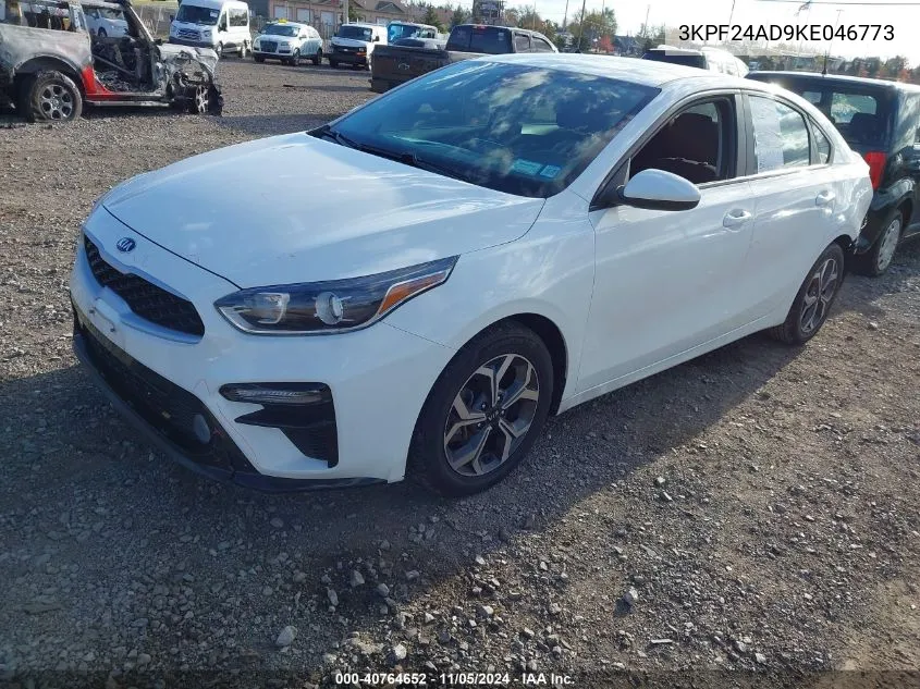 2019 Kia Forte Lxs VIN: 3KPF24AD9KE046773 Lot: 40764652