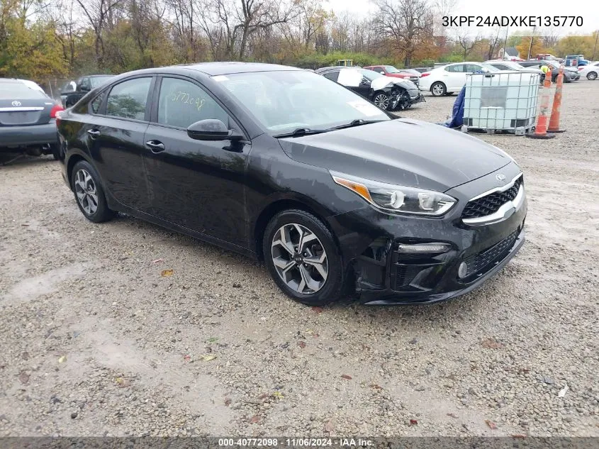 2019 Kia Forte Lxs VIN: 3KPF24ADXKE135770 Lot: 40772098