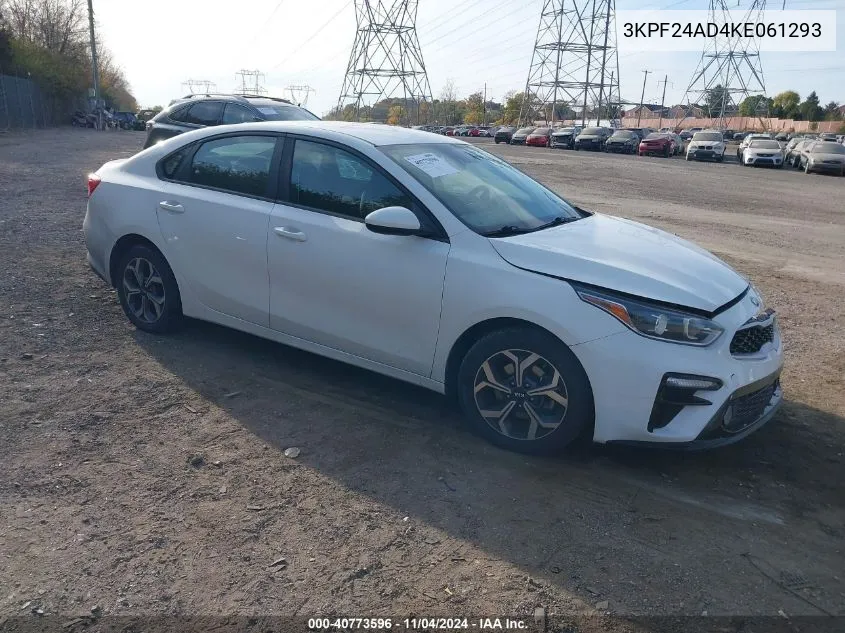 2019 Kia Forte Lxs VIN: 3KPF24AD4KE061293 Lot: 40773596