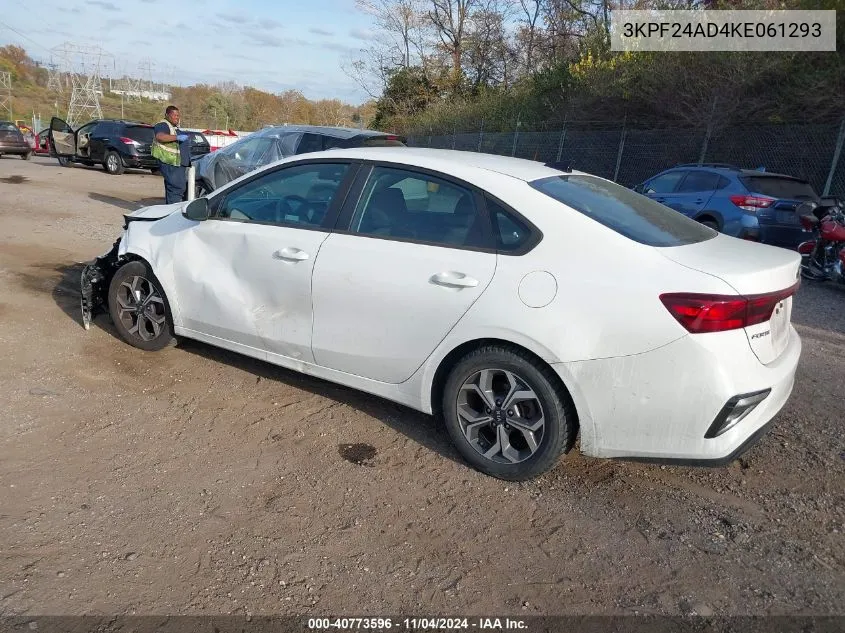 2019 Kia Forte Lxs VIN: 3KPF24AD4KE061293 Lot: 40773596