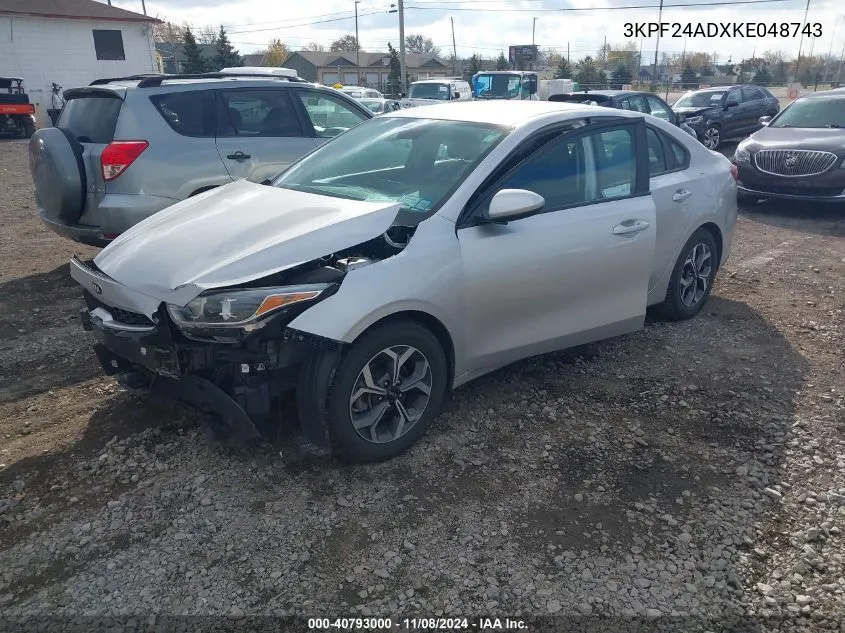 2019 Kia Forte Lxs VIN: 3KPF24ADXKE048743 Lot: 40793000