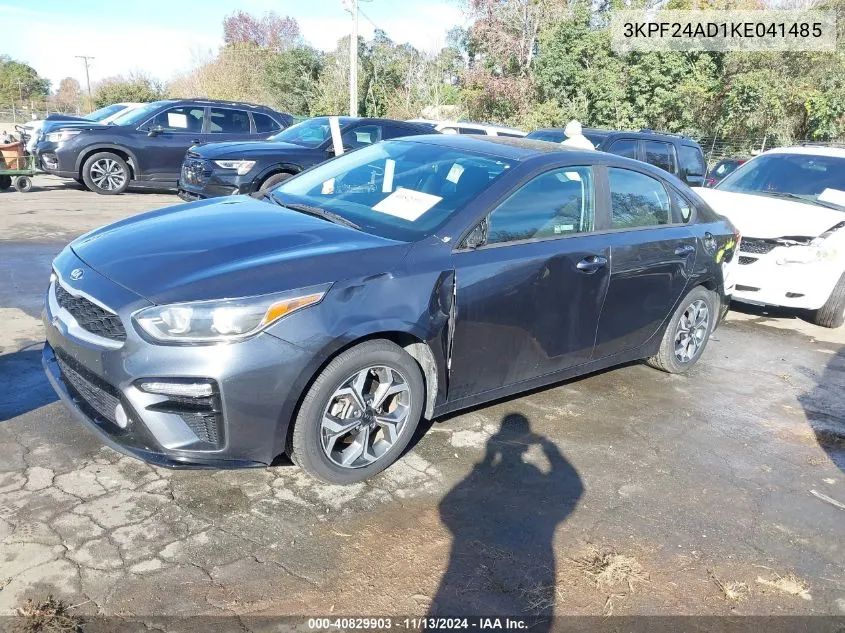 3KPF24AD1KE041485 2019 Kia Forte Lxs