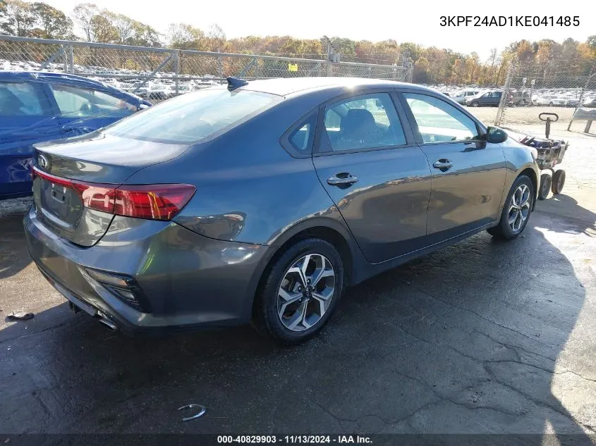 3KPF24AD1KE041485 2019 Kia Forte Lxs