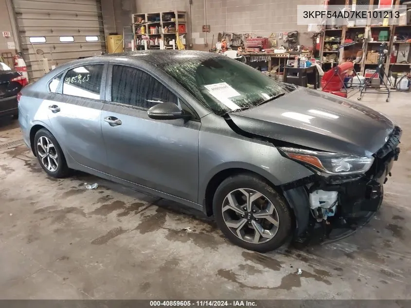 2019 Kia Forte Ex VIN: 3KPF54AD7KE101213 Lot: 40859605