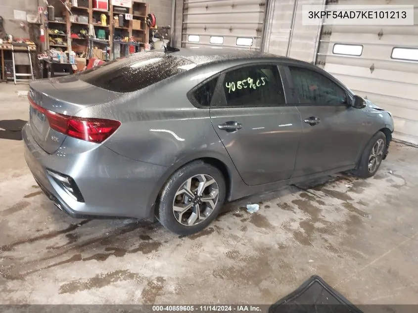 2019 Kia Forte Ex VIN: 3KPF54AD7KE101213 Lot: 40859605