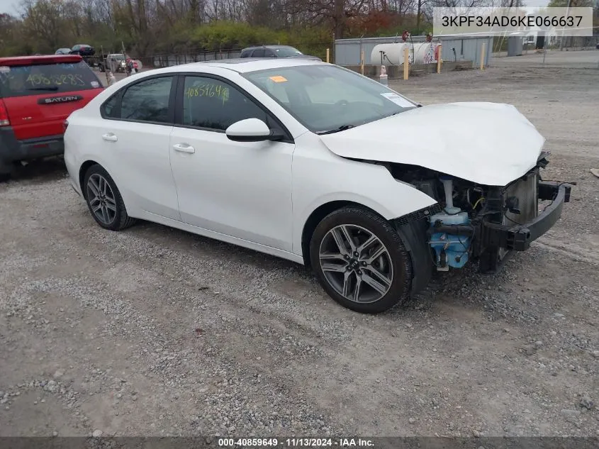 2019 Kia Forte S VIN: 3KPF34AD6KE066637 Lot: 40859649