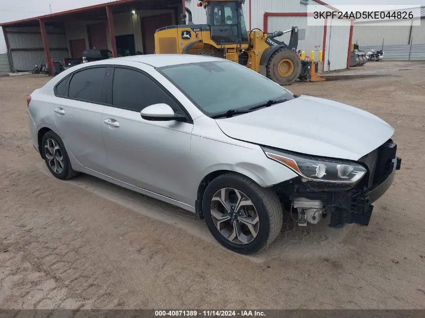 2019 Kia Forte Lxs VIN: 3KPF24AD5KE044826 Lot: 40871389