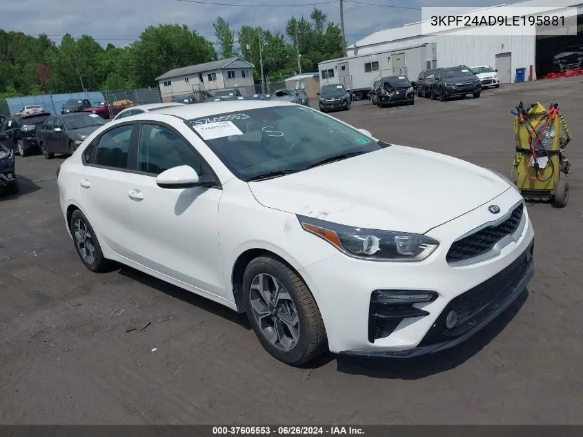 2020 Kia Forte Lxs VIN: 3KPF24AD9LE195881 Lot: 37605553