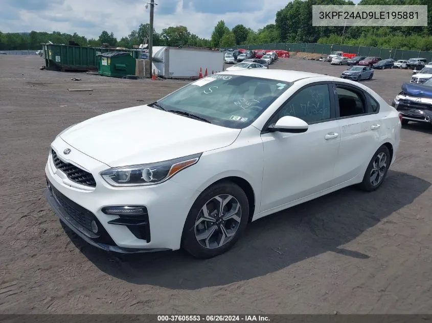 2020 Kia Forte Lxs VIN: 3KPF24AD9LE195881 Lot: 37605553