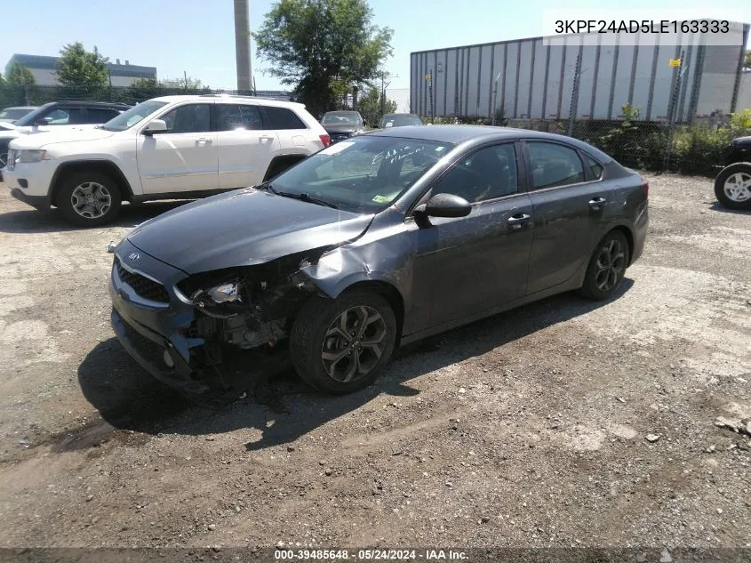 3KPF24AD5LE163333 2020 Kia Forte Lxs