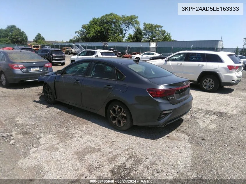 2020 Kia Forte Lxs VIN: 3KPF24AD5LE163333 Lot: 39485648