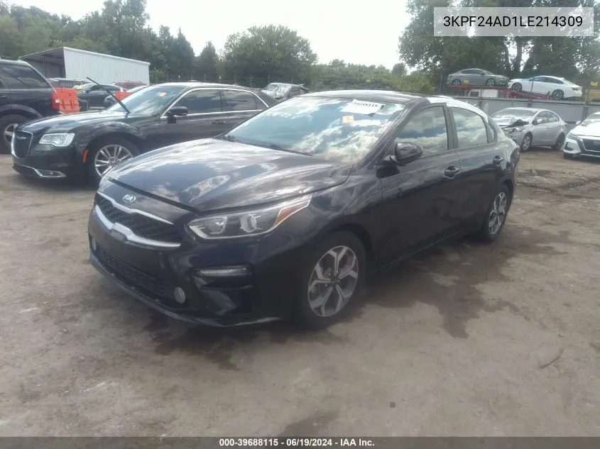 2020 Kia Forte Lxs VIN: 3KPF24AD1LE214309 Lot: 39688115