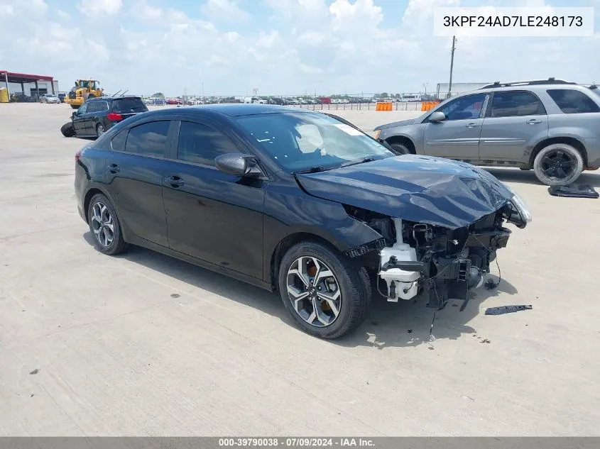 3KPF24AD7LE248173 2020 Kia Forte Lxs