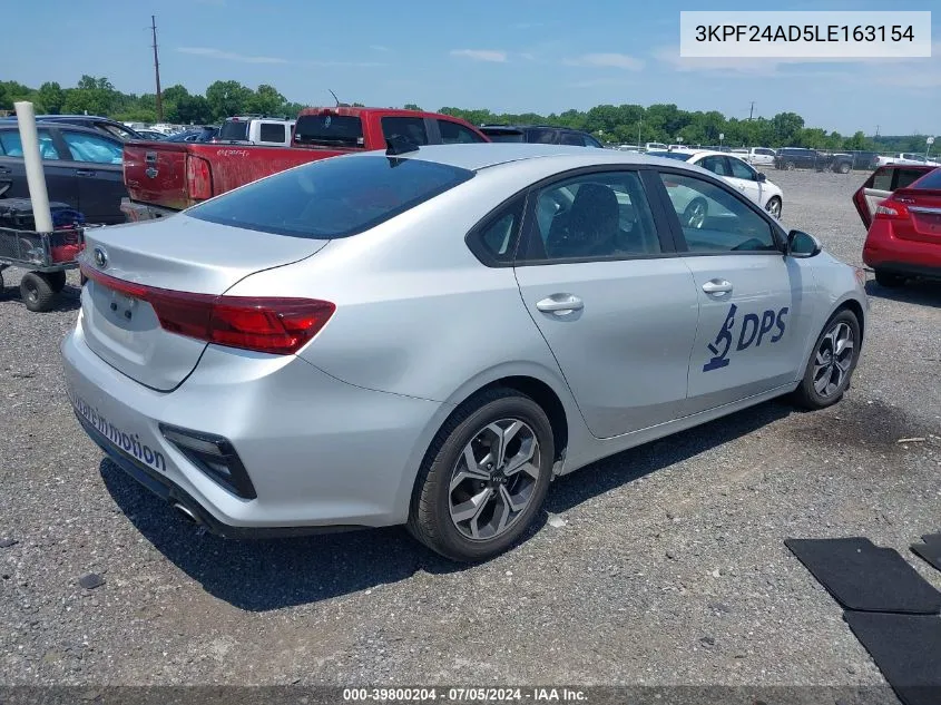 3KPF24AD5LE163154 2020 Kia Forte Lxs