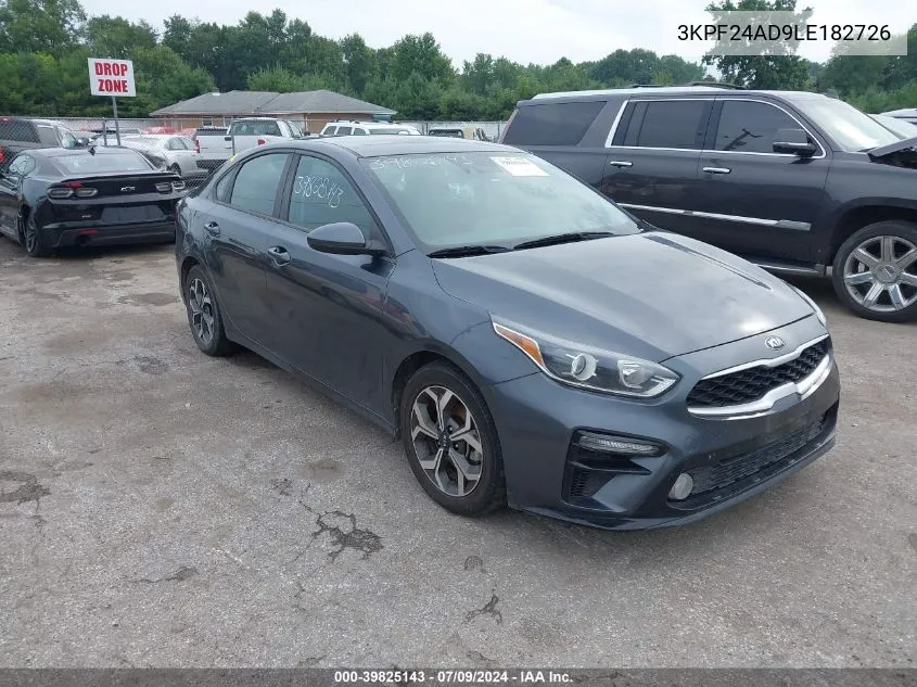 3KPF24AD9LE182726 2020 Kia Forte Lxs